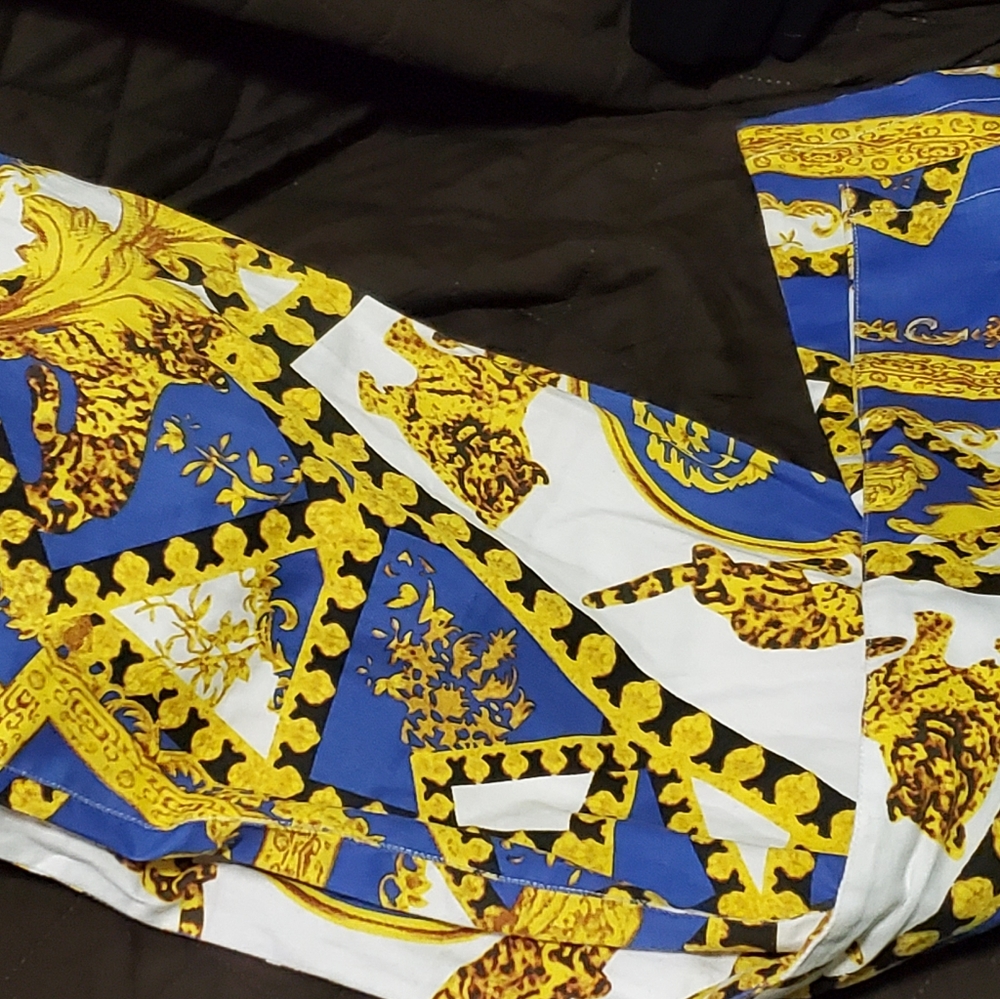 Stretchy denim designer two piece